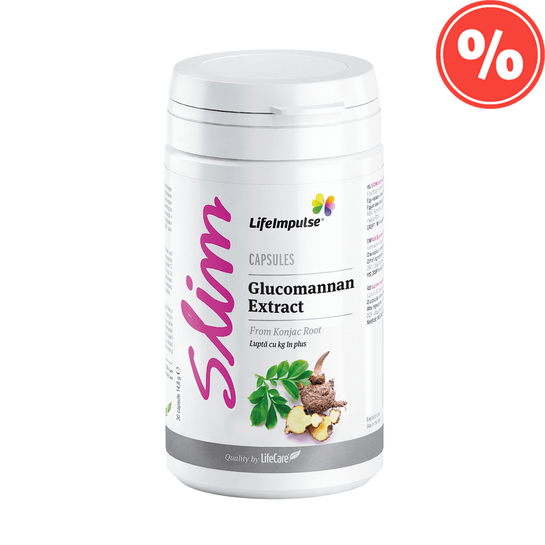 Extract de Glucomannan, reduce pofta de mancare Life Impulse