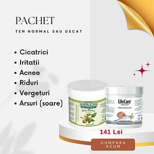 Pachet melc ( ten normal sau uscat)
