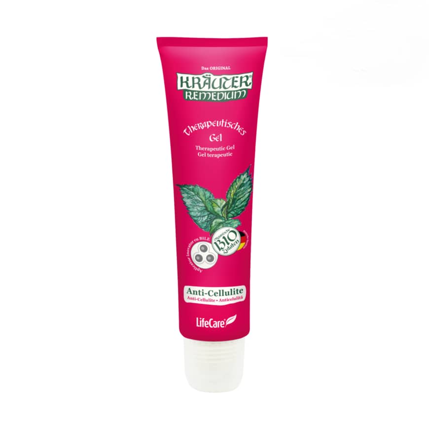 Gel anticelulitic cu menta BIO Krauter cu aplicator