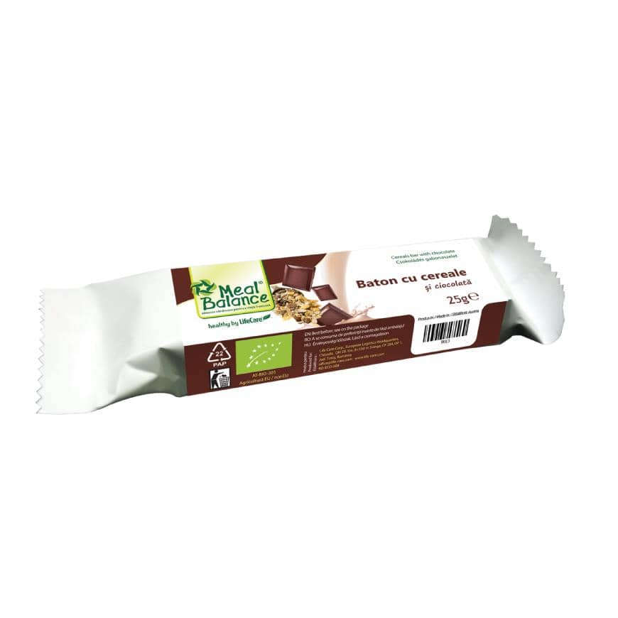 Baton ECO de cereale cu ciocolata Meal Balance